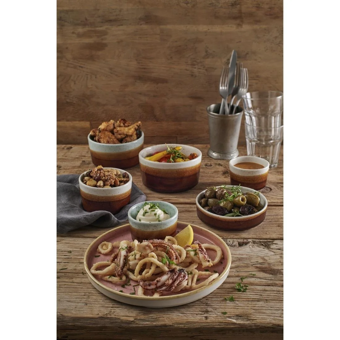 Siena Nourish Straight Sided Soup Bowls Barley White 15oz (12 Pack) - Image 8