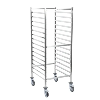 Matfer Bourgeat 15 Level Gastronorm Racking Trolley 2/1GN - Image 1