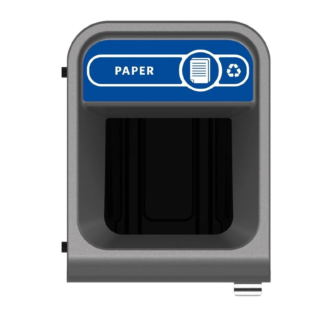 Rubbermaid Configure Container with Paper Recycling Label Blue - Image 2