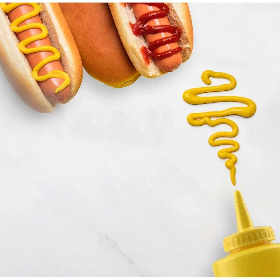 Beaumont Squeeze Sauce Bottle Yellow 24oz - Image 2