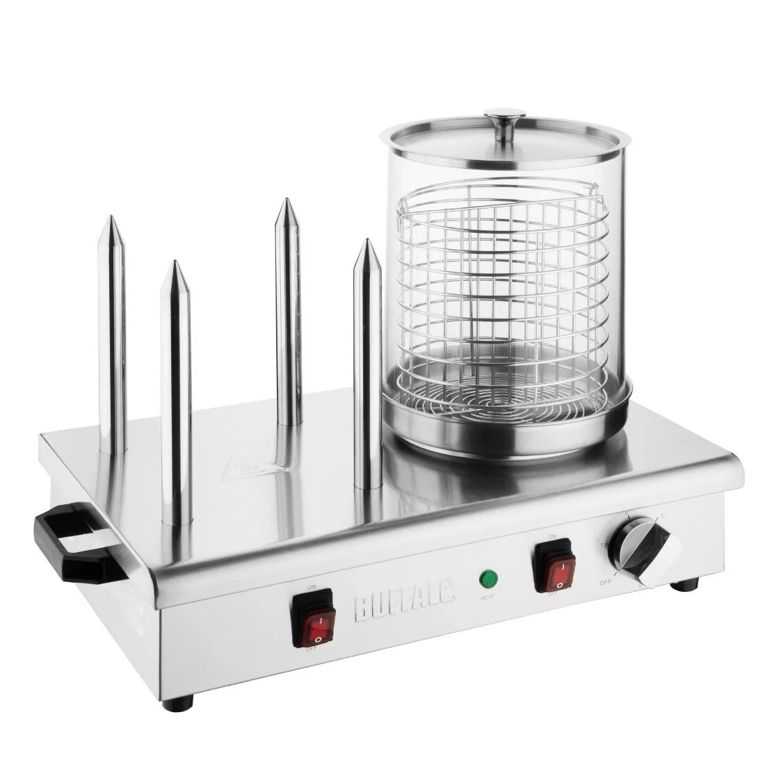 Buffalo 4 Spike Hot Dog Warmer - Image 1