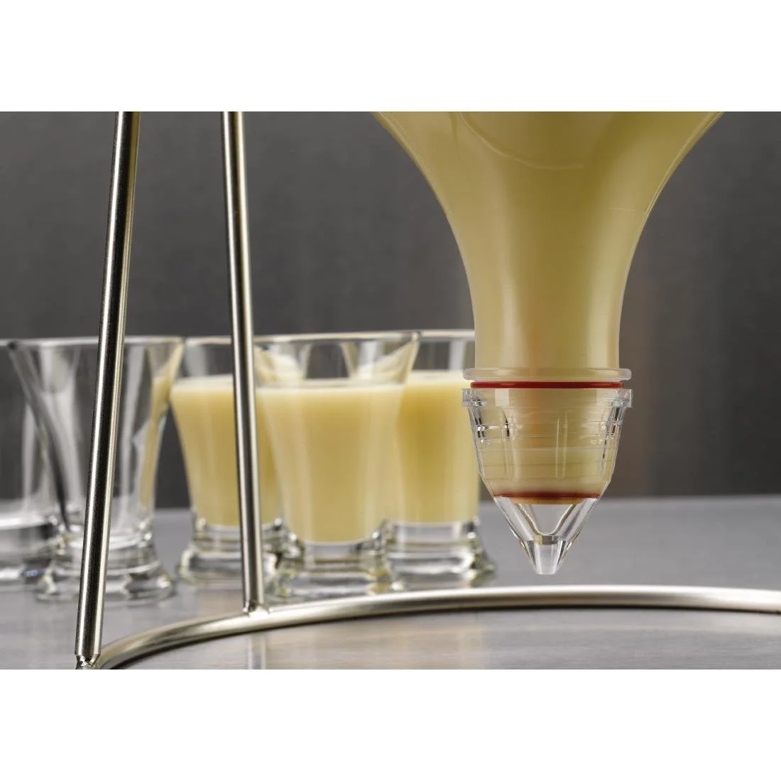 Matfer Bourgeat Piston Funnel with Stand 1.5Ltr - Image 3