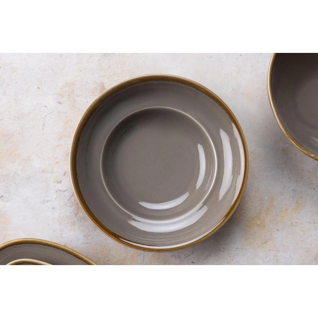 Olympia Kiln Pasta Bowls Smoke 250mm (4 Pack) - Image 5