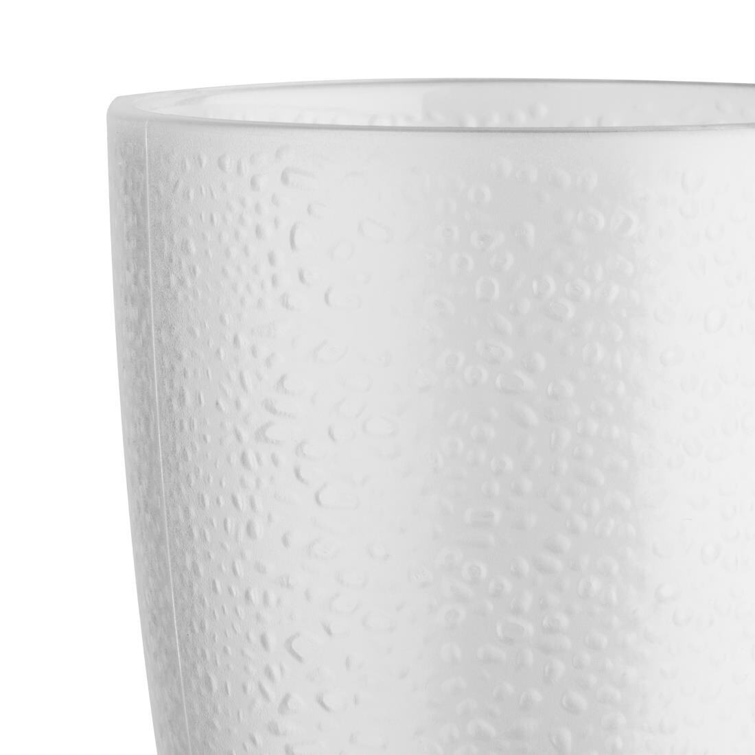 Kristallon Polycarbonate Tumbler Pebbled Clear 275ml