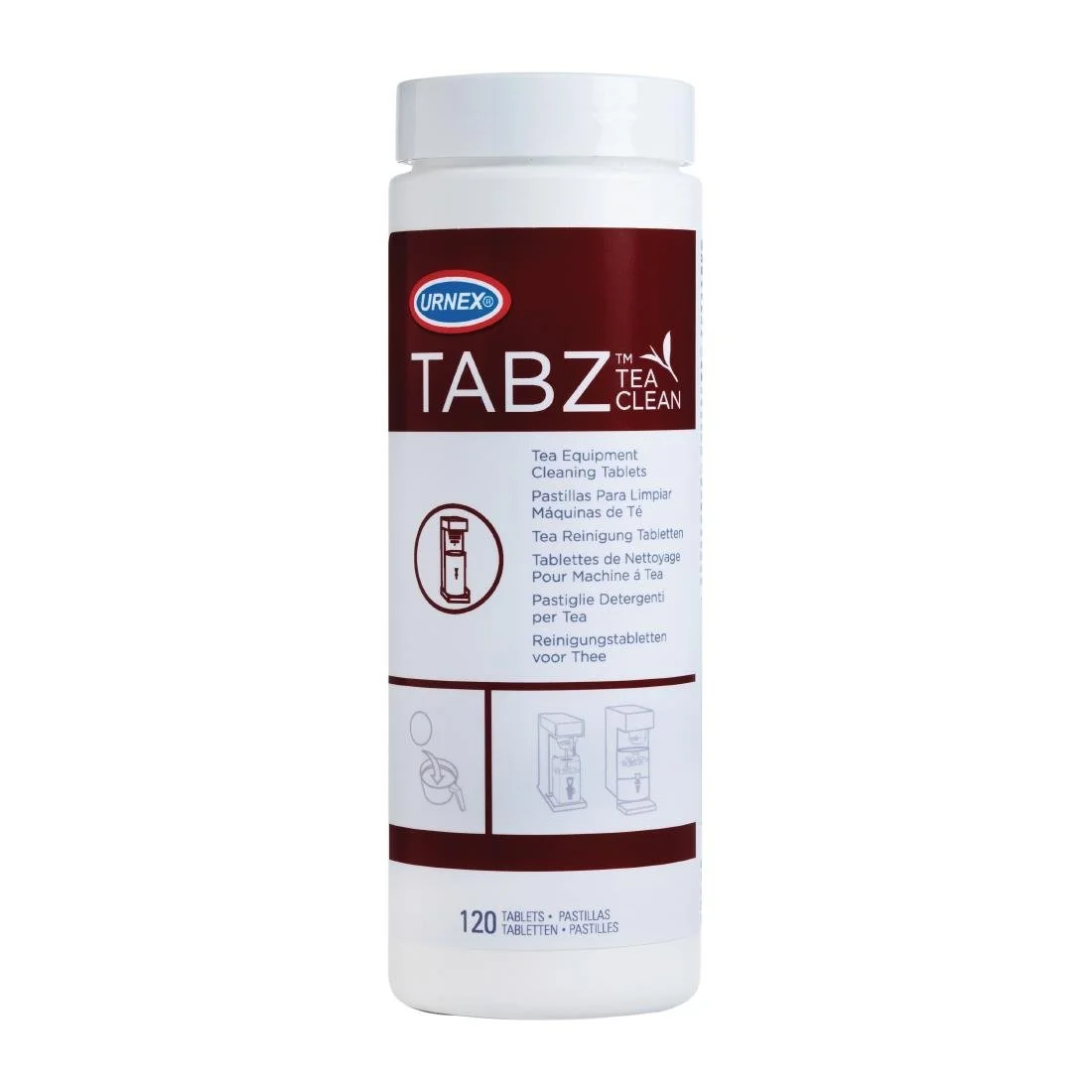 Urnex Tabz Tea Equipment Cleaner Tablets 4g (120 Pack)