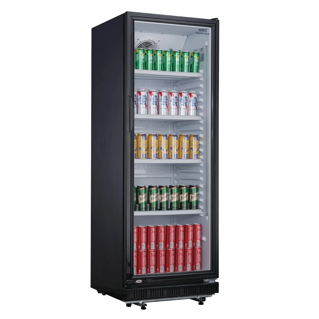 Nisbets Essentials Upright Display Cooler Black - 346Ltr - Image 2