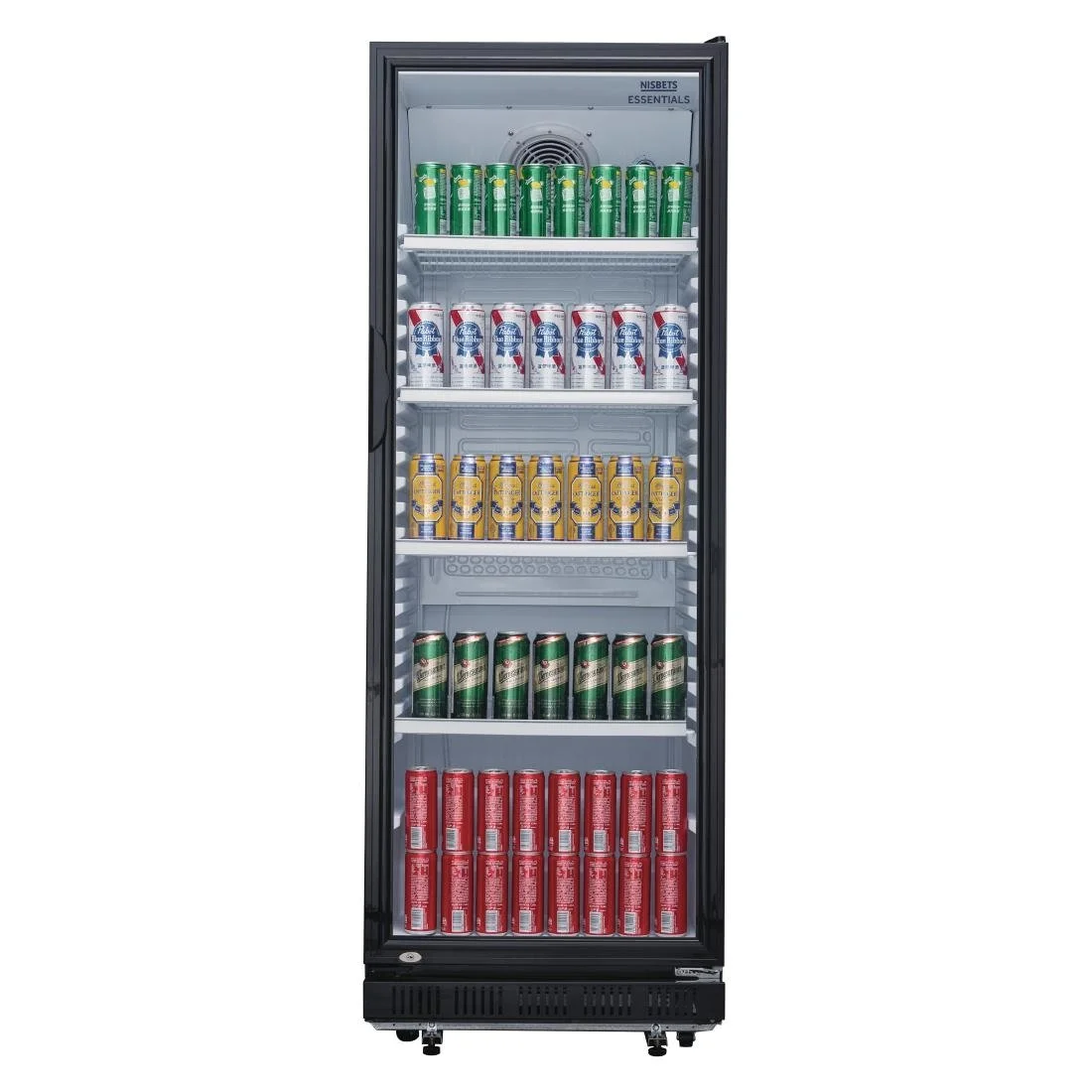 Nisbets Essentials Upright Display Cooler Black - 346Ltr - Image 4