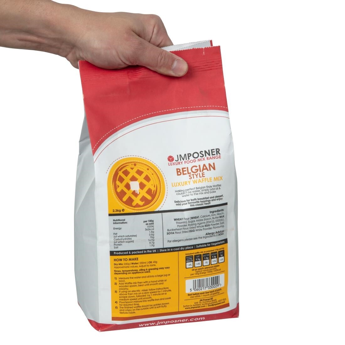 JM Posner Finest Belgian Style Waffle Mix