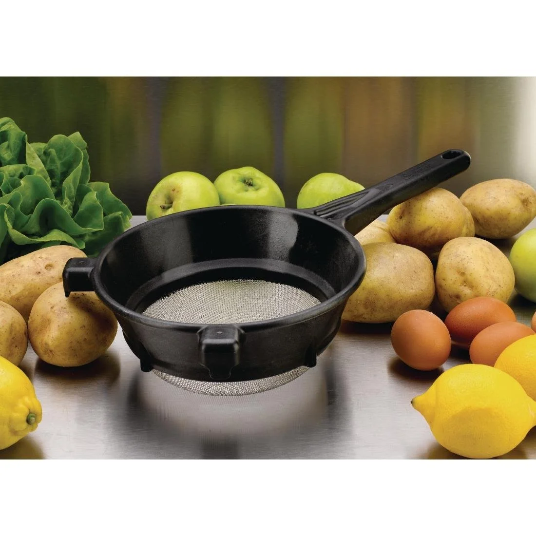 Matfer Bourgeat Exoglass Sieve Strainer 200mm Fine Mesh - Image 4