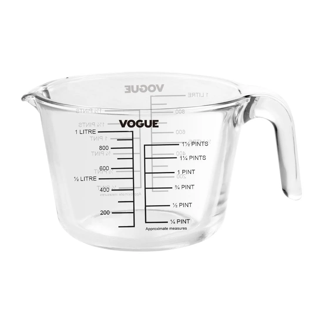 Vogue Glass Measuring Jug 1080ml - Image 1