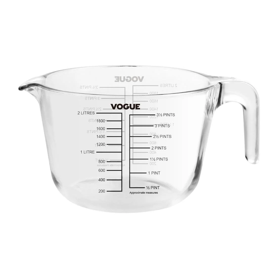 Vogue Glass Measuring Jug 2375ml - Image 1