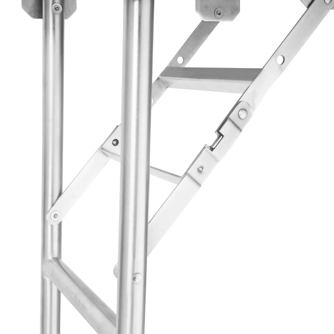 Vogue Stainless Steel Folding Work Table - Image 4