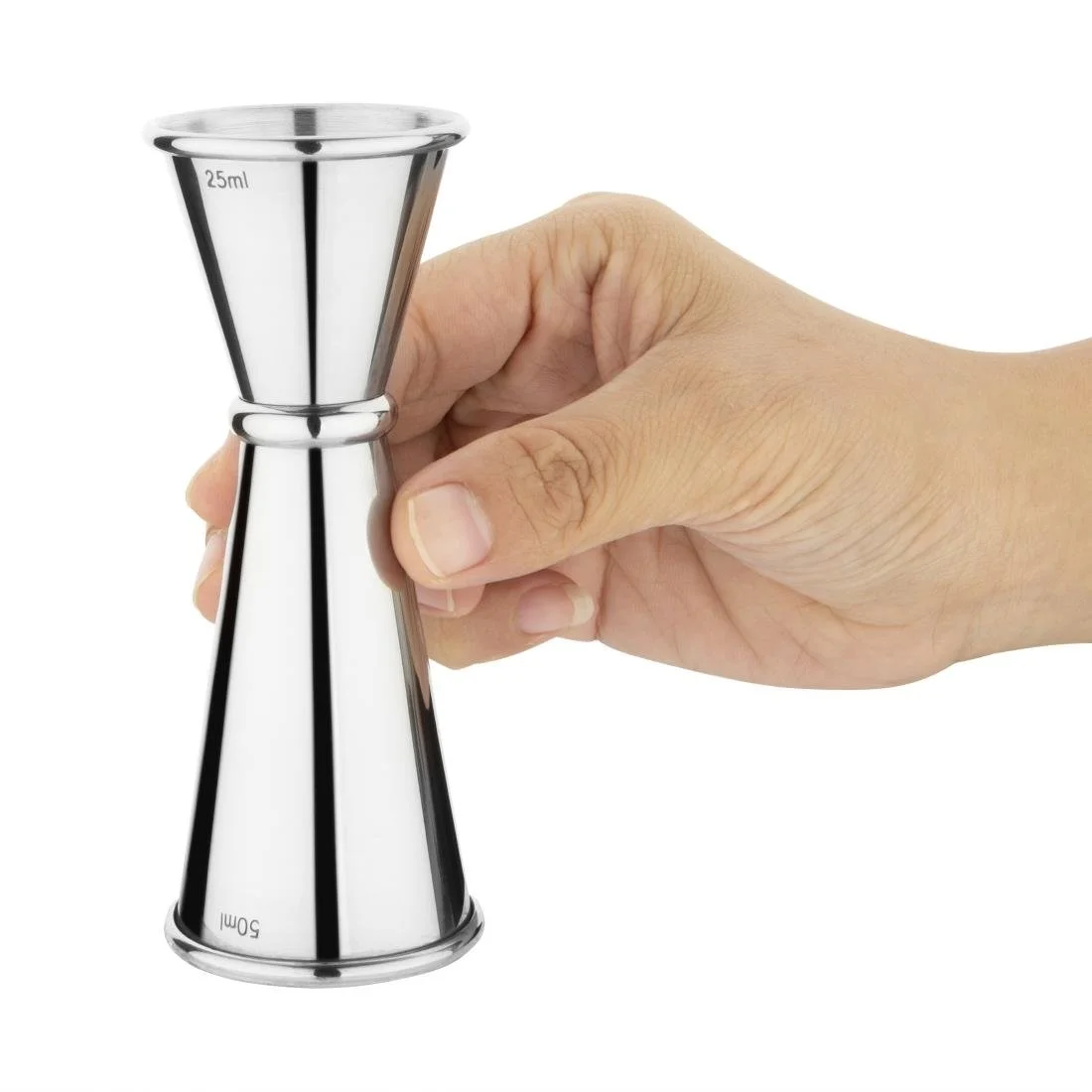 Olympia Banded Jigger Chrome 25ml/50ml - Image 5