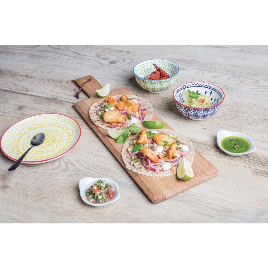 Olympia Oak Handled Wooden Board Medium