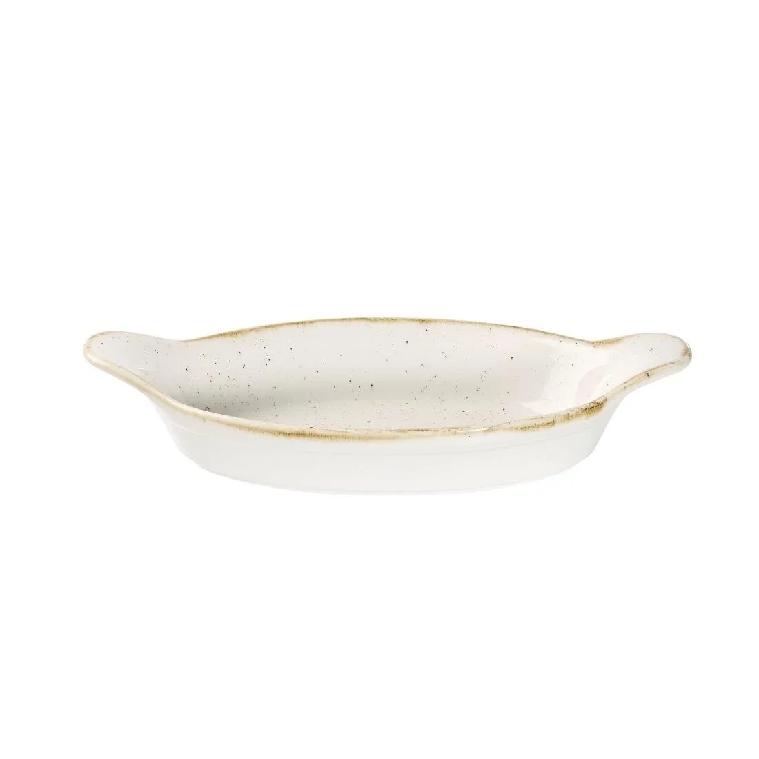 Churchill Stonecast Oval Eared Dishes Barley White 232mm (6 Pack) - Image 3