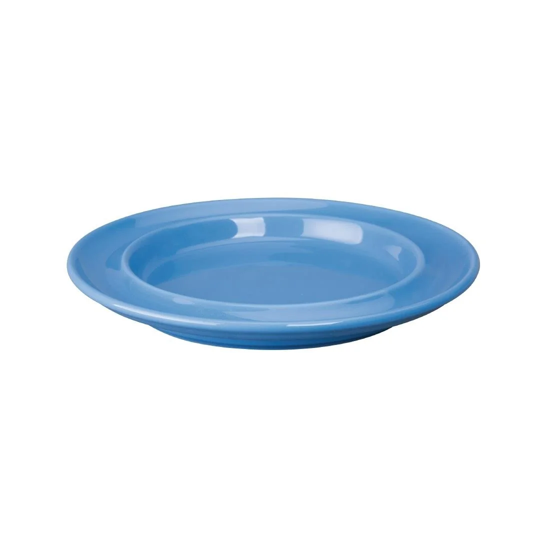 Olympia Heritage Raised Rim Plates Blue 203mm (4 Pack) - Image 4