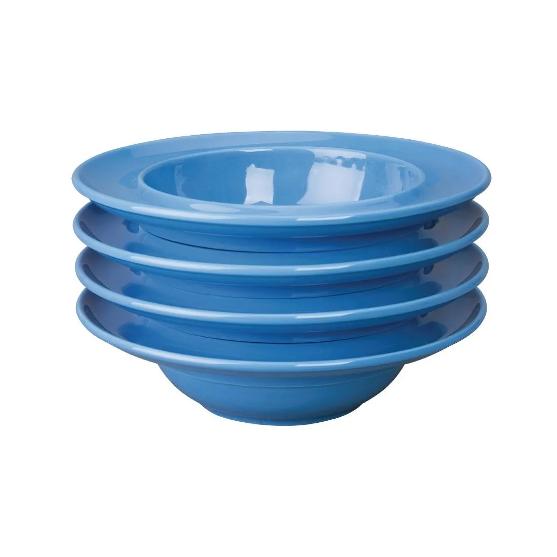 Olympia Heritage Raised Rim Bowls Blue 205mm (4 Pack) - Image 5