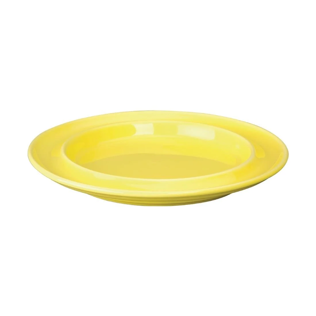 Olympia Heritage Raised Rim Plates Yellow 203mm (4 Pack) - Image 5