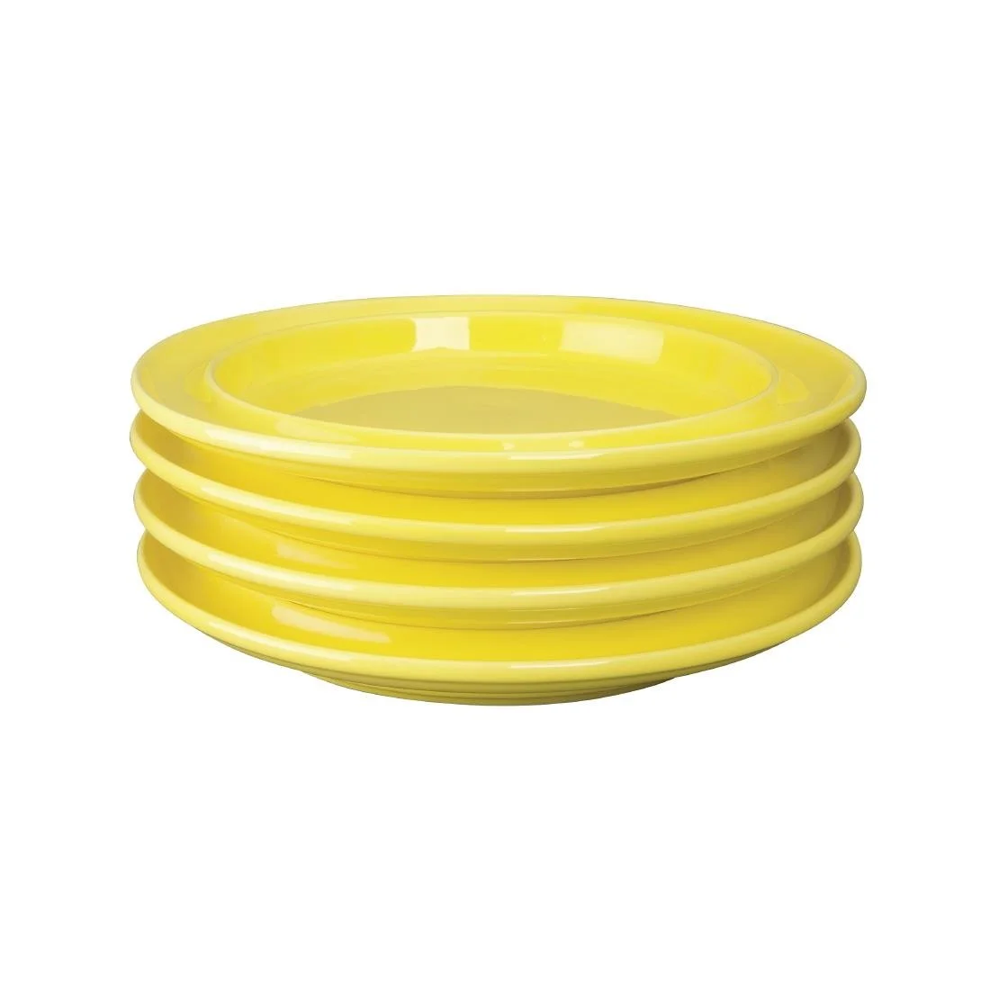 Olympia Heritage Raised Rim Plates Yellow 253mm (4 Pack) - Image 5