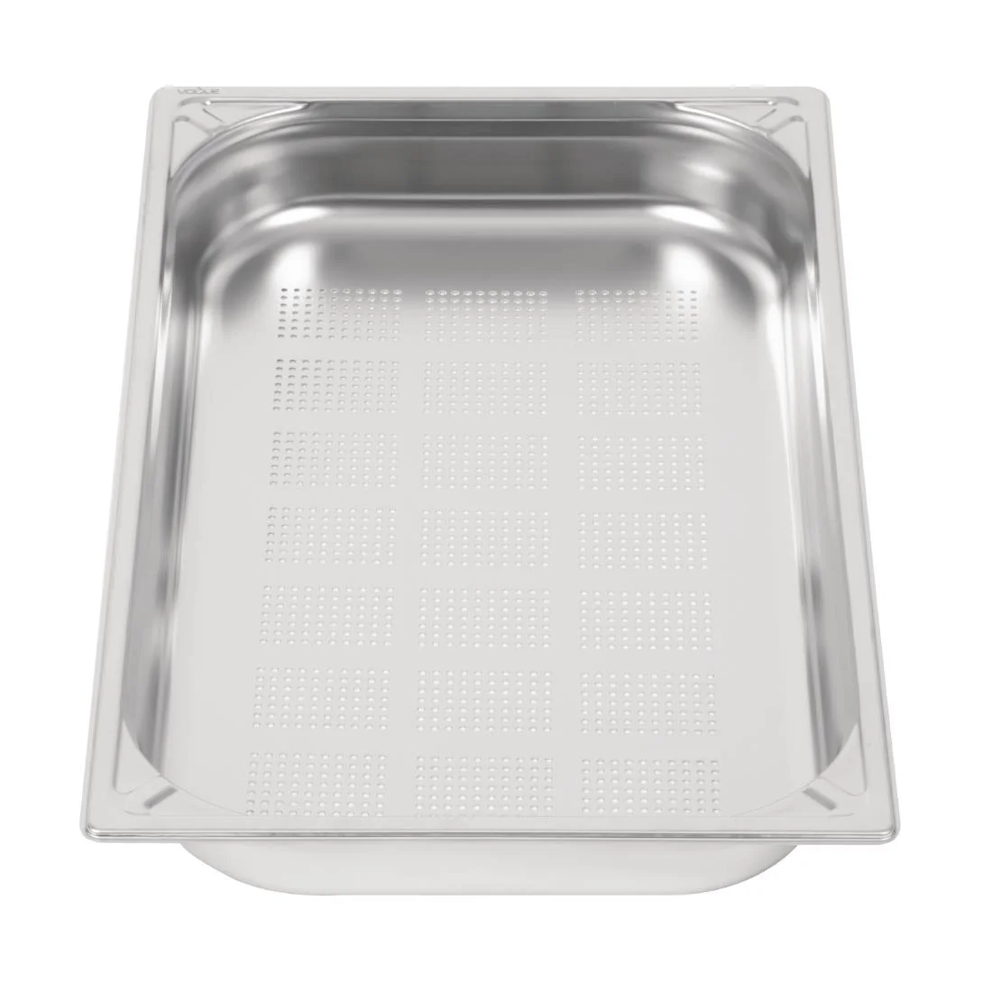 Vogue Heavy Duty Stainless Steel Perforated 1/1 Gastronorm Tray - Image 2