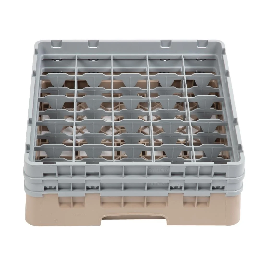 Cambro Camrack Beige 25 Compartments Max Glass Height 133mm - Image 2