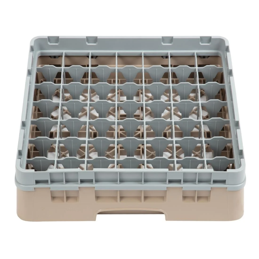 Cambro Camrack Beige 49 Compartments Max Glass Height 92mm - Image 2