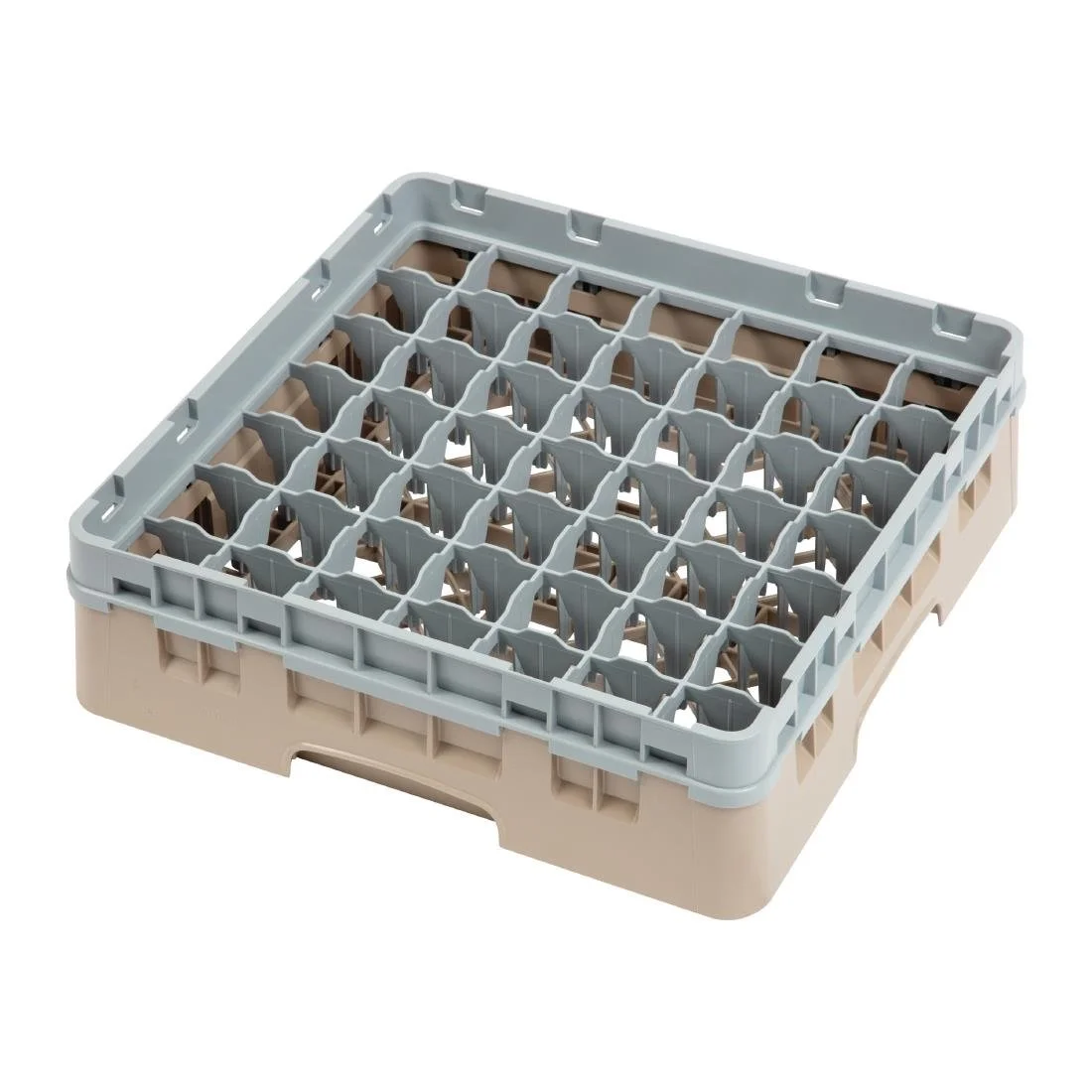 Cambro Camrack Beige 49 Compartments Max Glass Height 92mm - Image 1