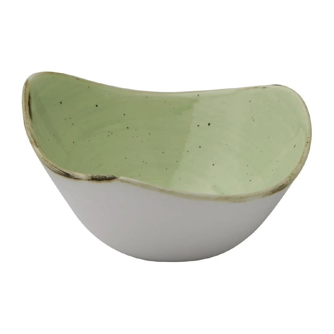 Churchill Stonecast Sage Green Triangle Bowls 153mm (12 Pack) - Image 1