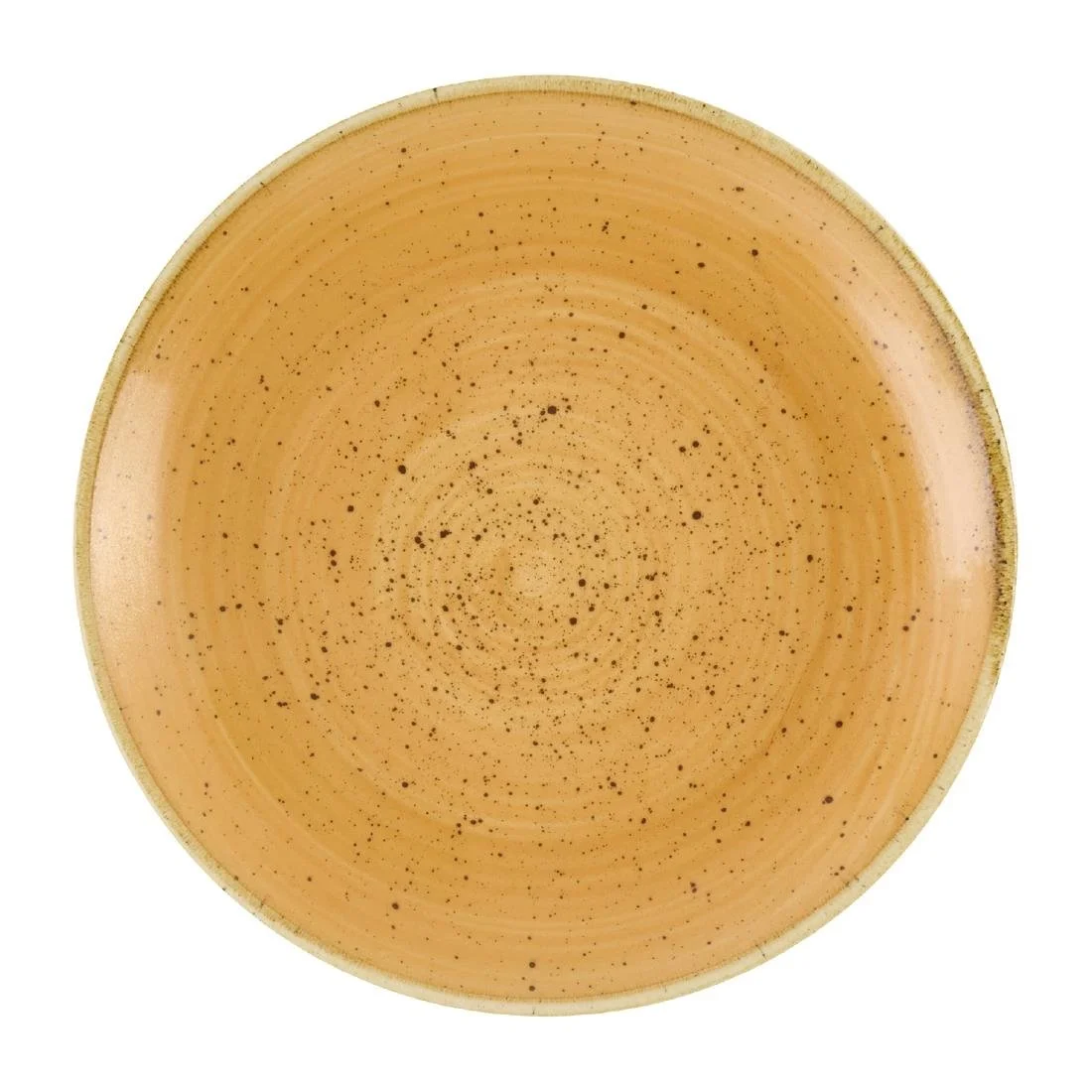 Churchill Stonecast Tangerine Coupe Plates 165mm (12 Pack) - Image 1