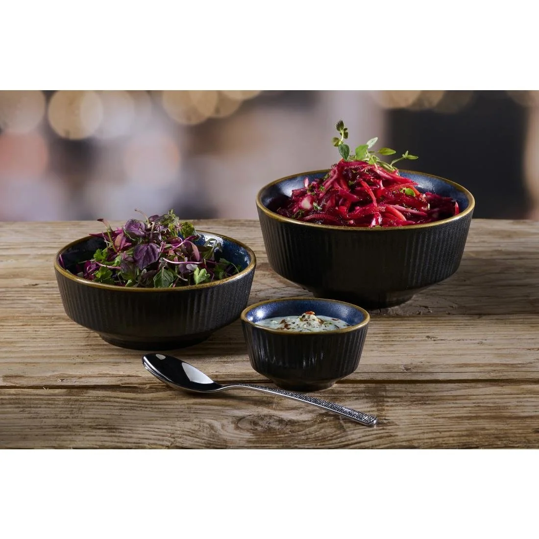 Churchill Nourish Tokyo Black Kochi Shallow Bowls 50 x 115mm (12 Pack) - Image 4