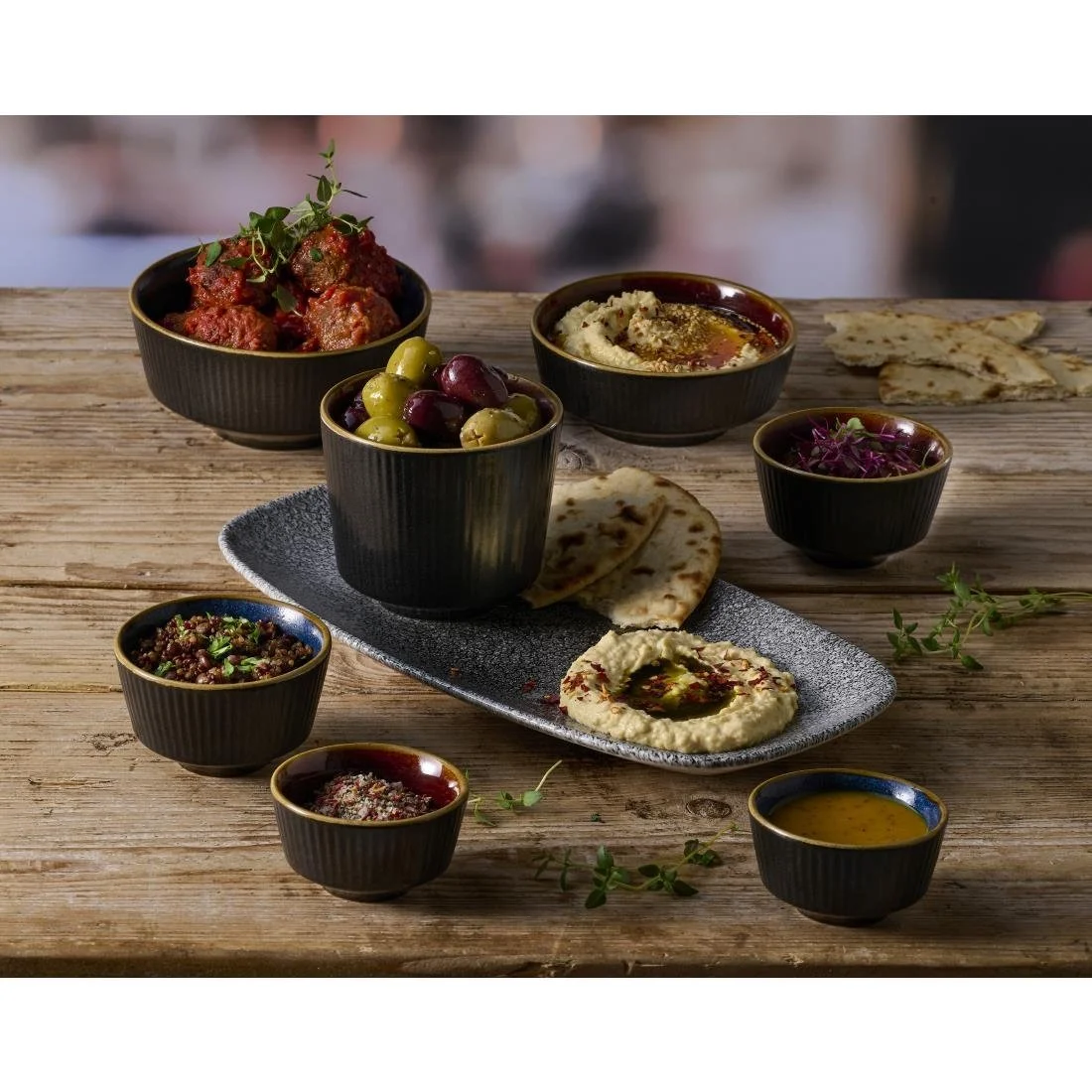 Churchill Nourish Tokyo Black Kochi Shallow Bowls 50 x 115mm (12 Pack) - Image 3