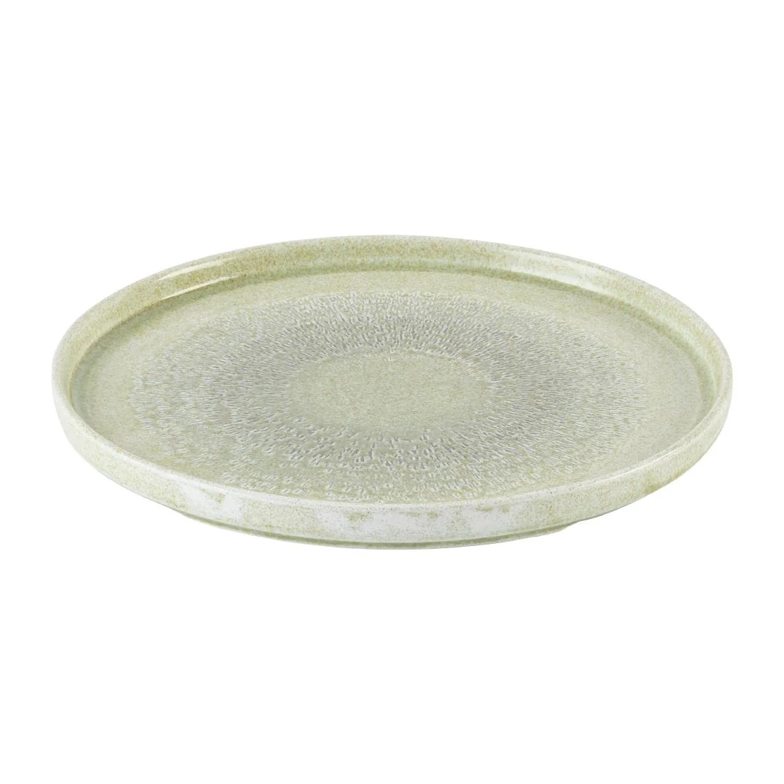 Dudson Harvest Grain Walled Plates Speckled Green 260mm (6 Pack) - Image 2