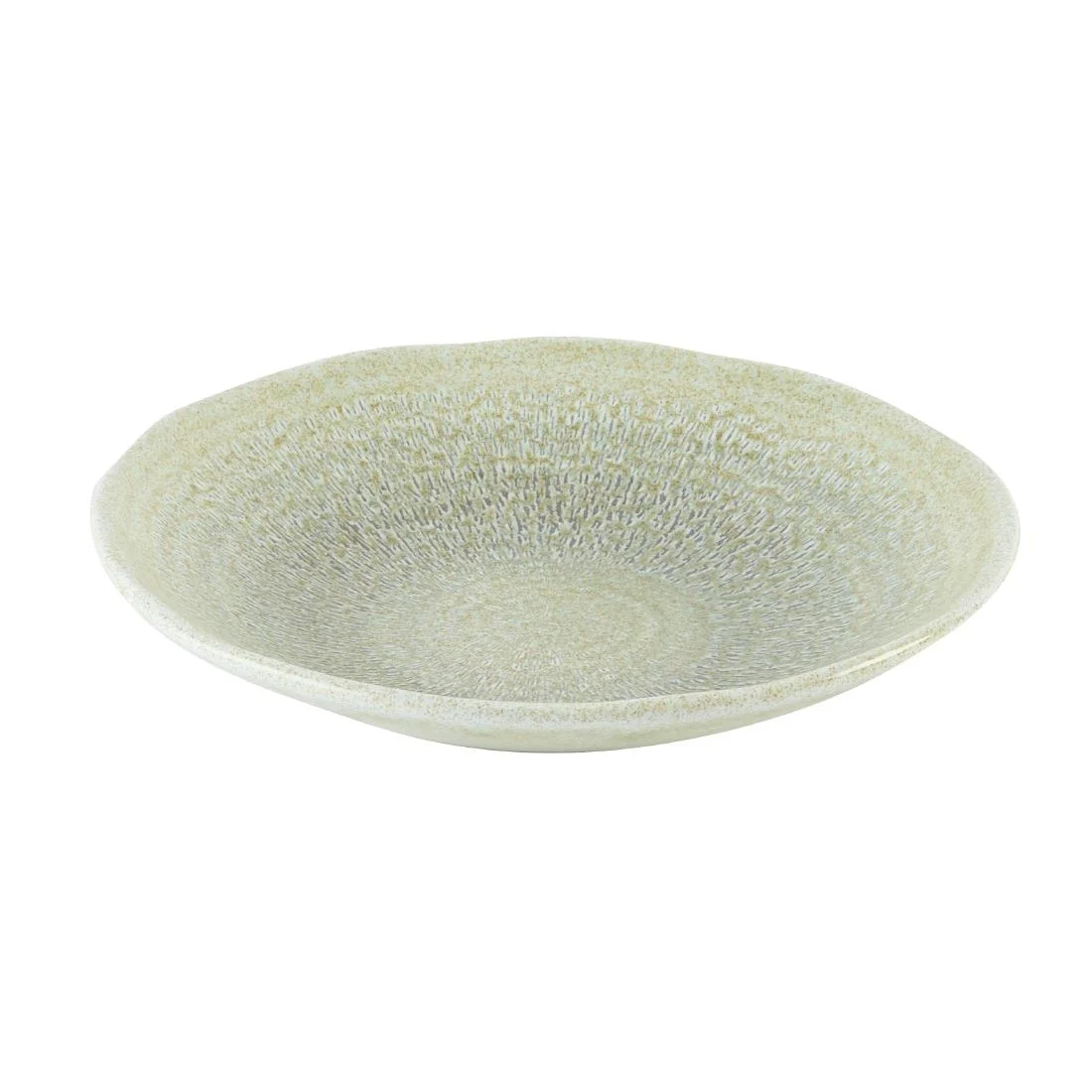 Dudson Harvest Grain Speckled Green Organic Coupe Bowl 150mm (12 Pack) - Image 1