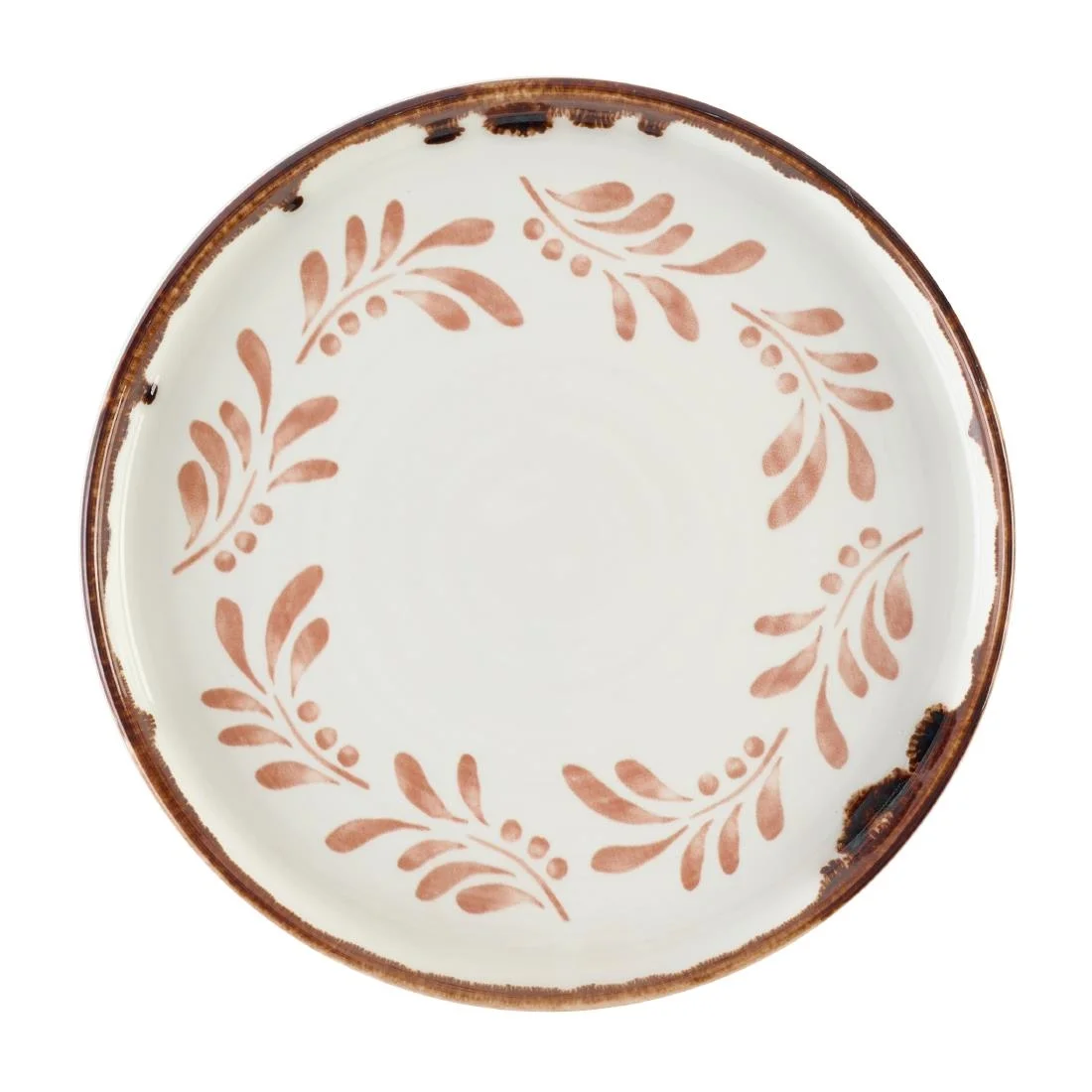Dudson Harvest Mediterranean Terracotta Round Walled Plate 210mm(6 Pack) - Image 1