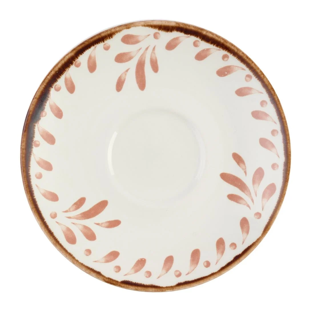 Dudson Harvest Mediterranean Terracotta Saucer 156mm (12 Pack) - Image 1