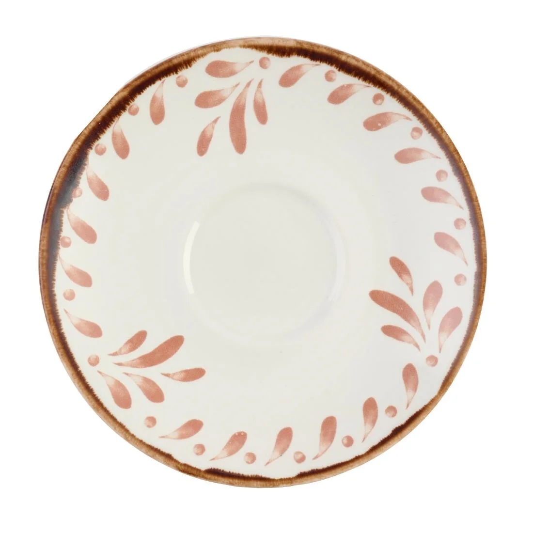 Dudson Harvest Mediterranean Terracotta Saucers 118mm (12 Pack) - Image 1