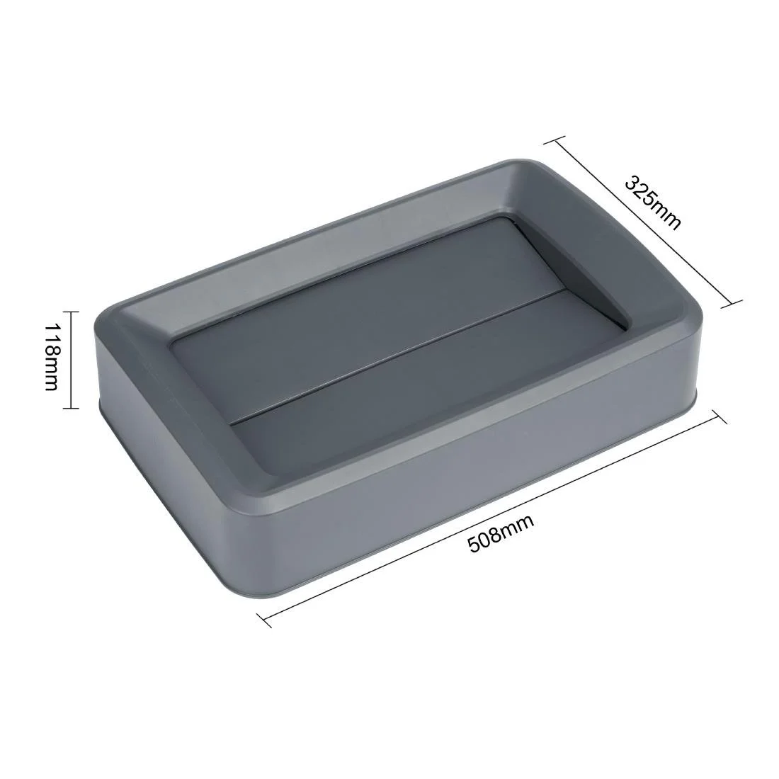 Jantex 60/80ltrs Slim Bin Lid Grey - Image 5