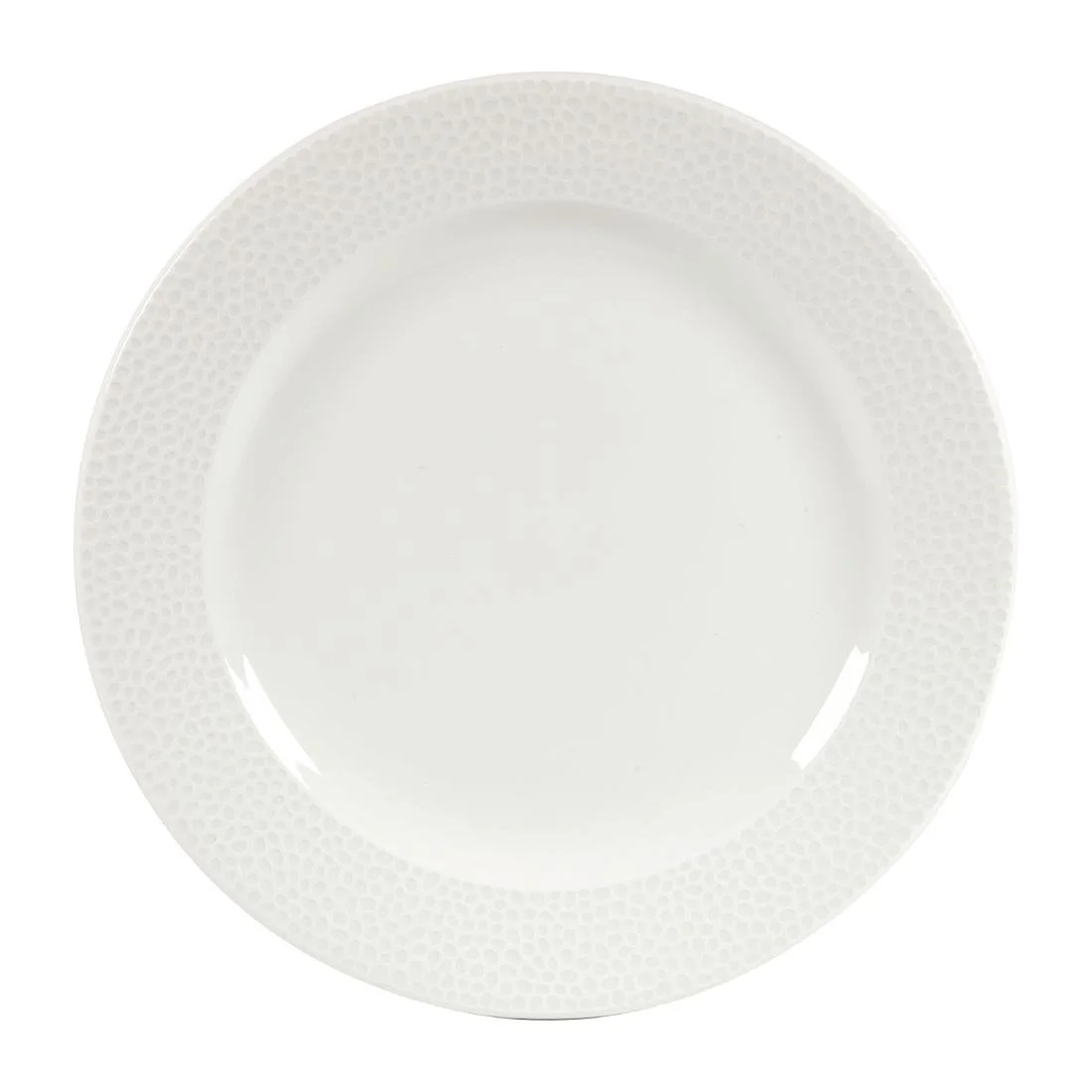 Churchill Isla Footed Plates White 234mm (12 Pack)