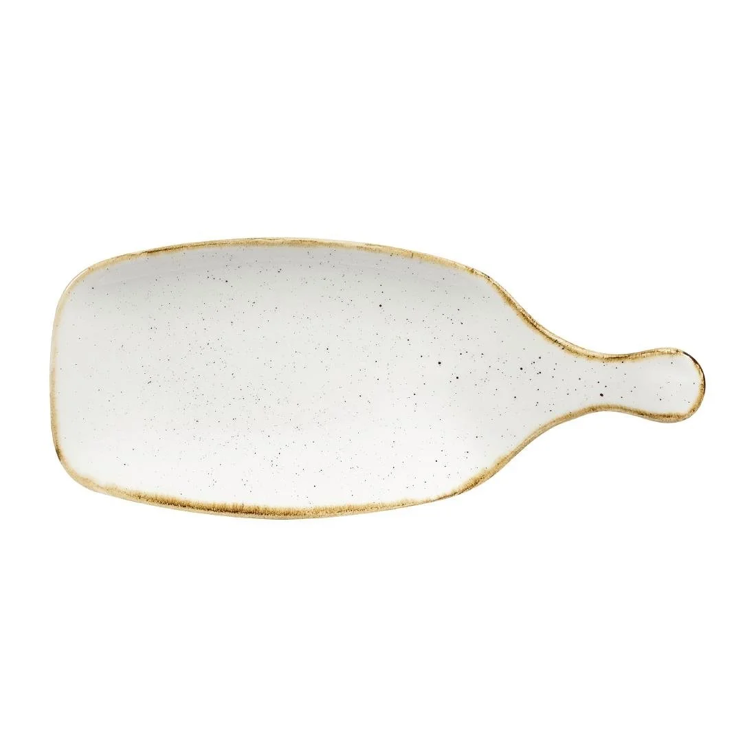 Churchill Stonecast Handled Paddles Barley White 284mm (6 Pack) - Image 1