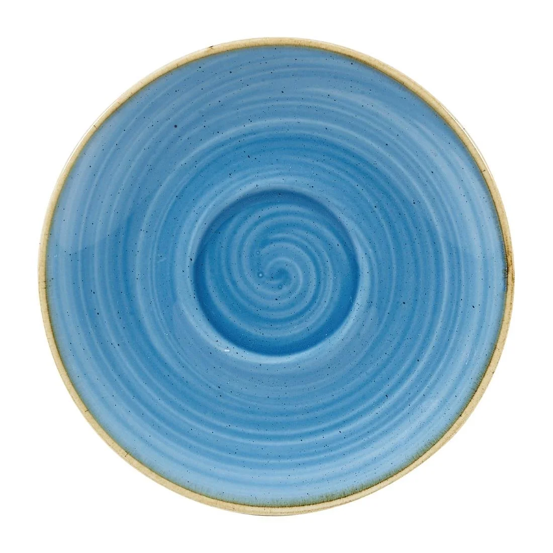 Churchill Stonecast Cappuccino Saucers Cornflower Blue 156mm (12 Pack) - Image 1