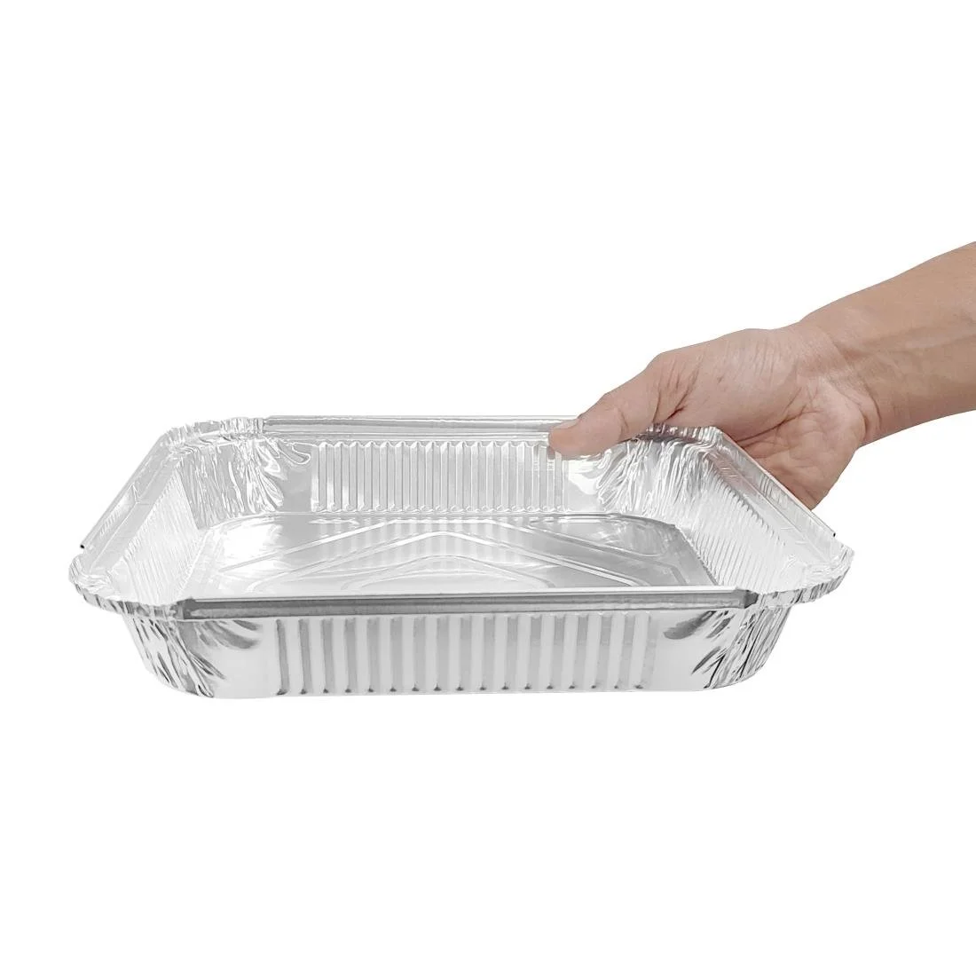 Fiesta Recyclable Shallow Foil Containers 1580ml (200 Pack) - Image 3