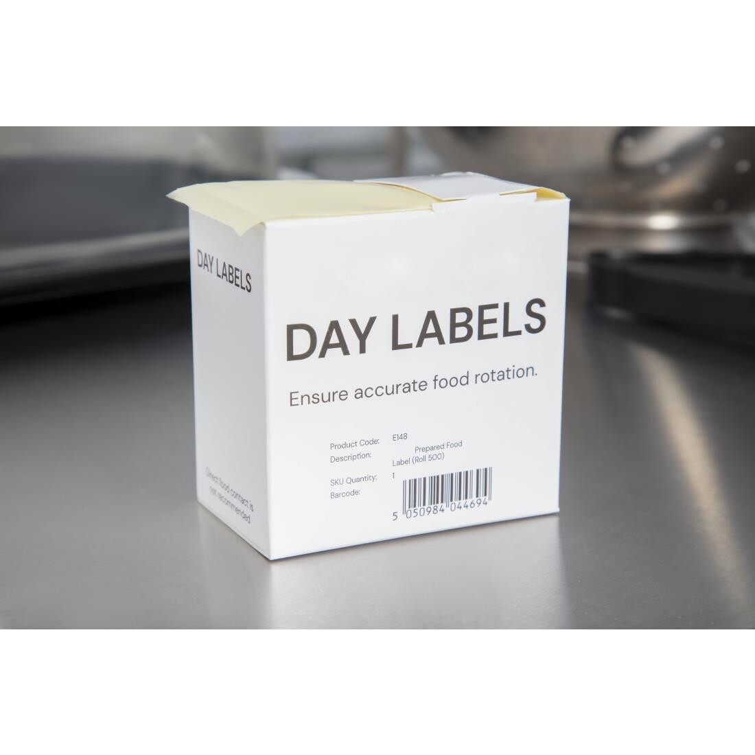 Vogue Removable Prepped Food Labels