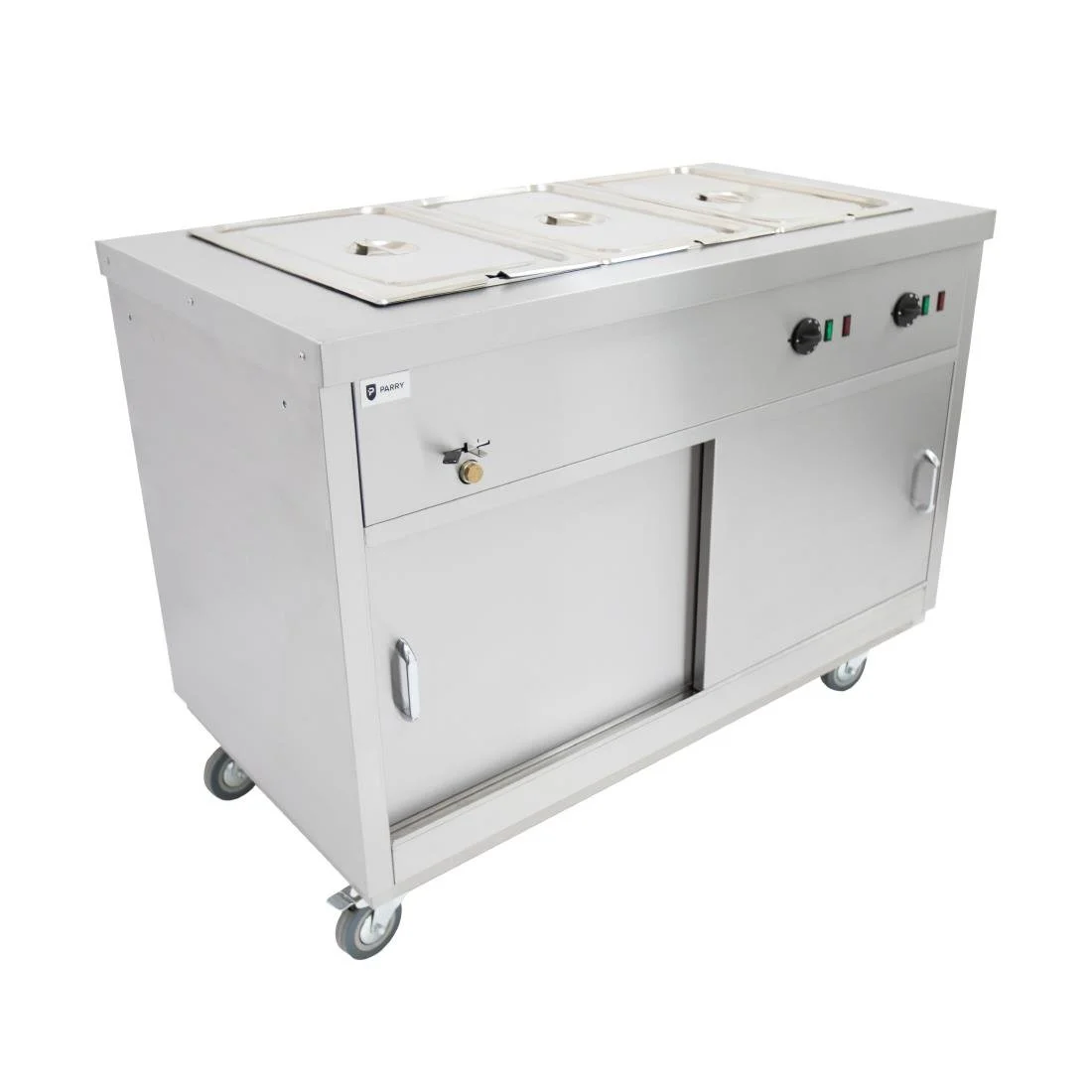 Parry Bain Marie Topped Mobile Hot Cupboard HOTBM - Image 1