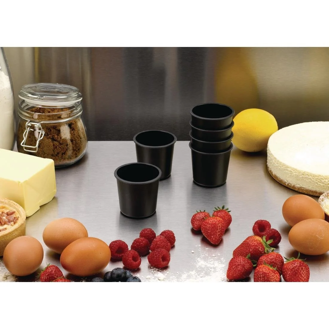 Matfer Bourgeat Exoglass Dariole Mould 55mm (6 Pack) - Image 3