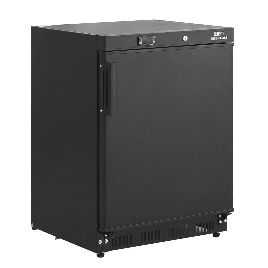 Nisbets Essentials Undercounter Freezer Black - 140Ltr - Image 1