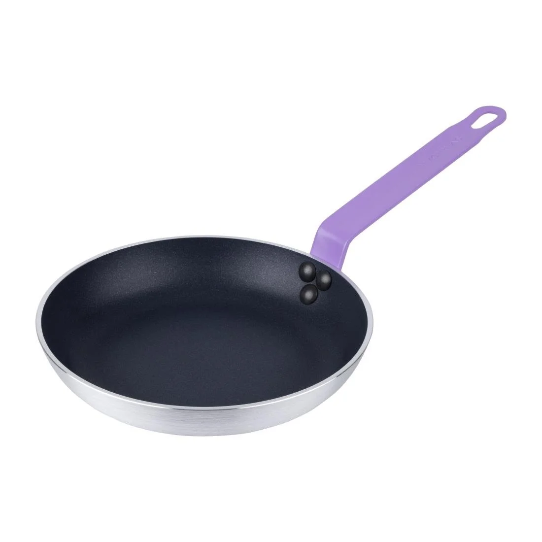 Hygiplas Aluminium Non-Stick Teflon Platinum Plus Frying Pan Purple 24cm - Image 1