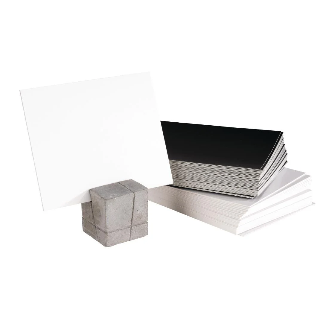 APS Concrete Effect Table Stand Square (4 Pack) - Image 3