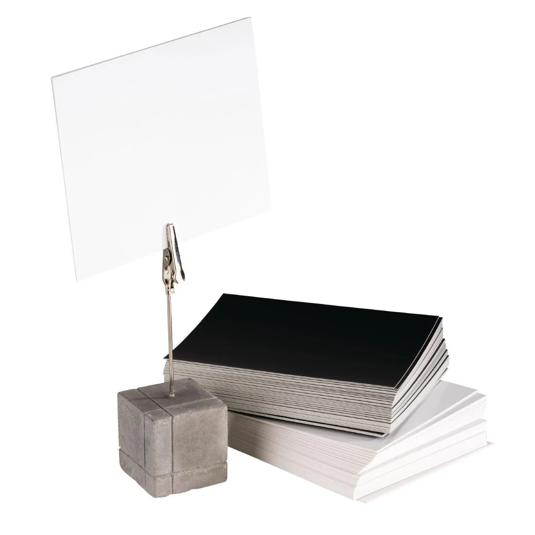 APS Concrete Effect Table Stand Square With Peg (4 Pack) - Image 3