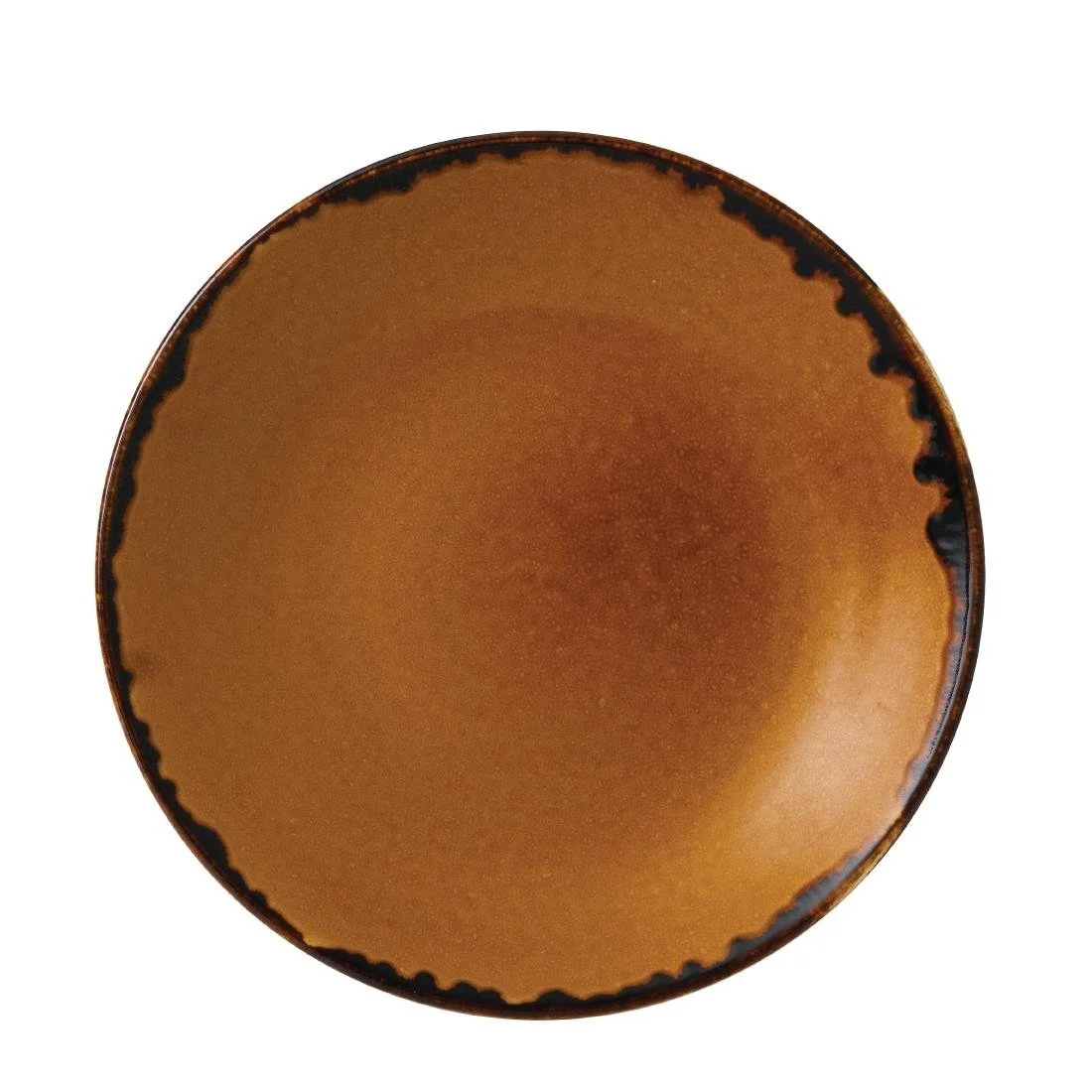 Dudson Harvest Deep Coupe Plates Brown 281mm (12 Pack) - Image 1