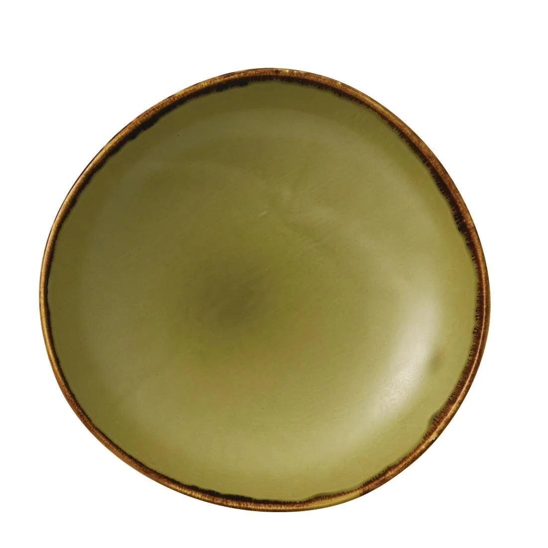 Dudson Harvest Trace Organic Bowls Green 253mm (12 Pack) - Image 1